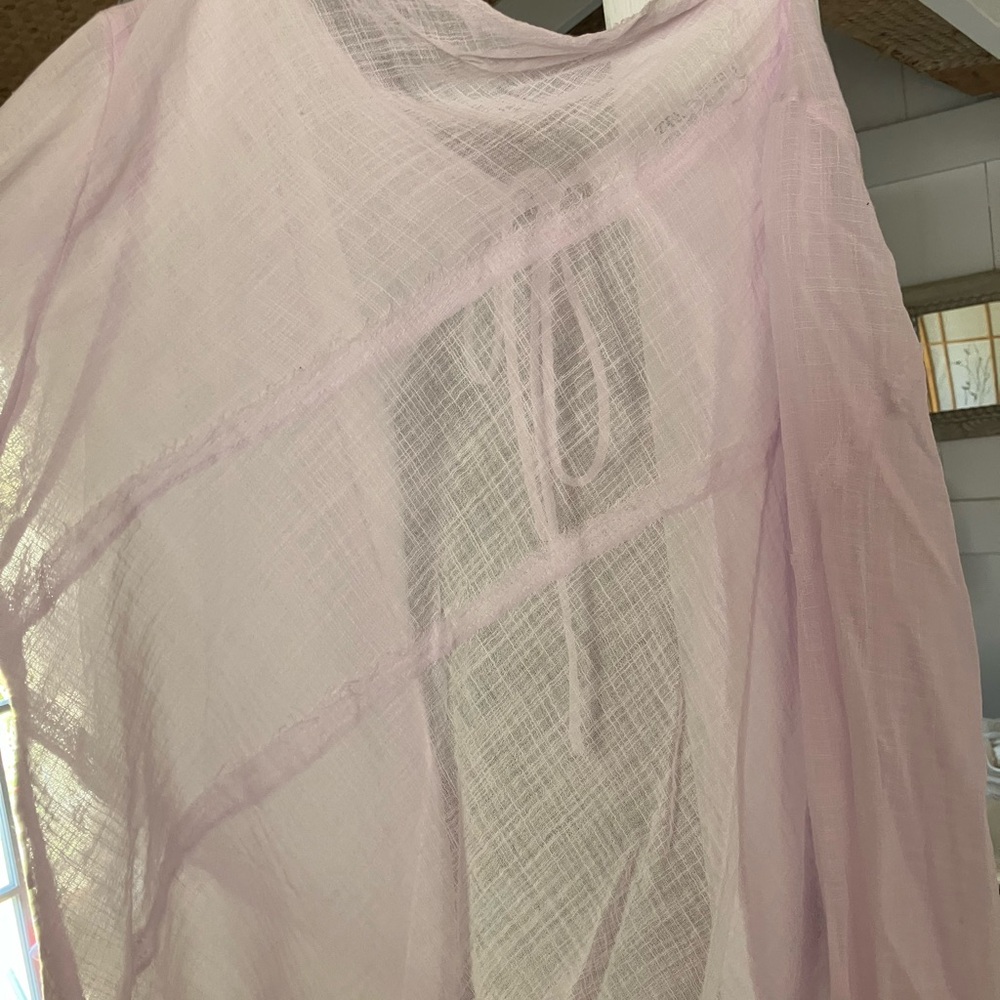 Sheer Light Pink Blouse